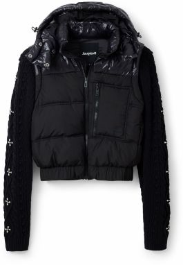 Desigual Zimná bunda  čierna