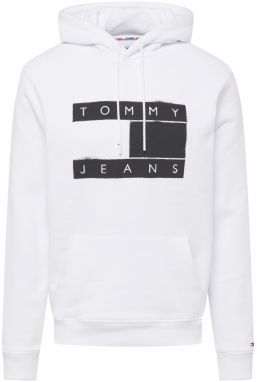 Tommy Jeans Mikina  námornícka modrá / červená / čierna / biela