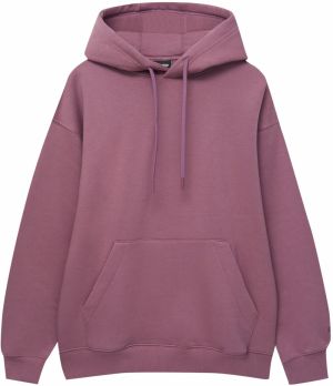 Pull&Bear Mikina  červeno-fialová