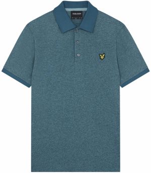 Lyle & Scott Tričko  žltá / petrolejová / čierna