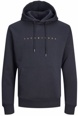 Jack & Jones Plus Mikina 'Star'  tmavomodrá / žltá