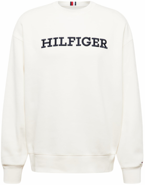 TOMMY HILFIGER Mikina  čierna / biela