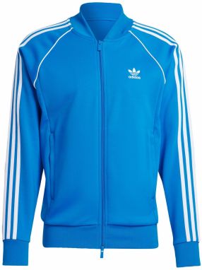 ADIDAS ORIGINALS Tepláková bunda 'Adicolor Classics Sst'  modrozelená / biela