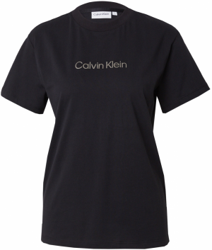 Calvin Klein Tričko 'HERO'  striebornosivá / čierna