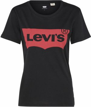 LEVI'S ® Tričko 'The Perfect Tee'  červená / čierna