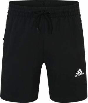 ADIDAS SPORTSWEAR Športové nohavice 'Essentials Chelsea'  čierna / biela