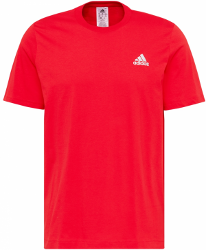 ADIDAS SPORTSWEAR Funkčné tričko 'Essentials'  červená / biela