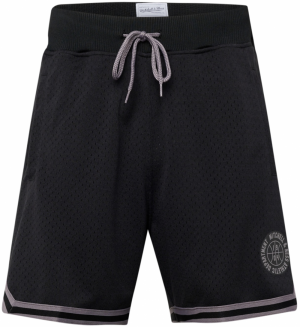 Mitchell & Ness Športové nohavice 'GAME DAY 2.0'  čierna / biela