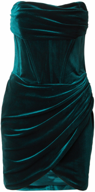 Bardot Kokteilové šaty 'CLAUDETTE'  smaragdová