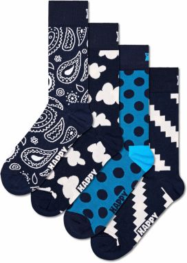 Happy Socks Ponožky 'Moody'  námornícka modrá / modrozelená / biela