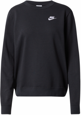 Nike Sportswear Mikina 'Club Fleece'  čierna / biela