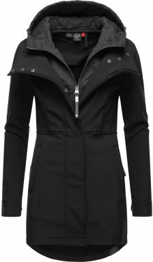 Ragwear Funkčný kabát 'Ybela'  antracitová / čierna