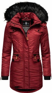 NAVAHOO Zimná bunda  červená / čierna