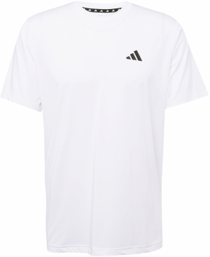 ADIDAS PERFORMANCE Funkčné tričko 'Essentials'  čierna / biela