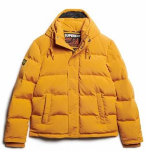 Superdry Zimná bunda 'Everest'  žltá / čierna