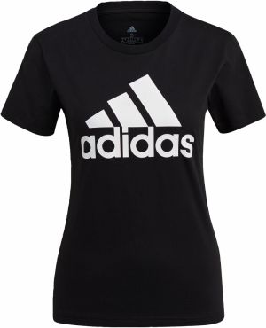 ADIDAS SPORTSWEAR Funkčné tričko 'Essentials'  čierna / biela