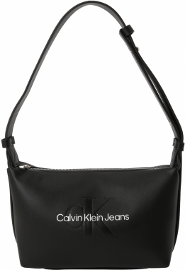 Calvin Klein Jeans Kabelka na rameno  čierna / biela