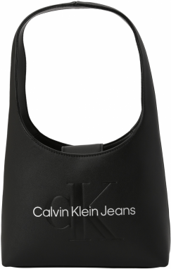 Calvin Klein Jeans Kabelka  čierna / biela