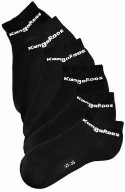 KangaROOS Ponožky  čierna