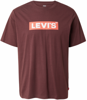 LEVI'S ® Tričko  oranžová / burgundská / biela