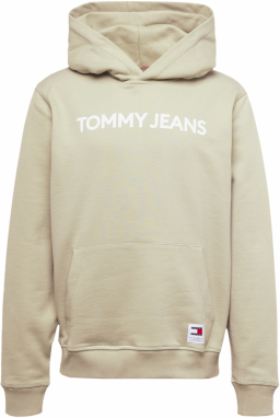 Tommy Jeans Mikina 'Classics'  námornícka modrá / pastelovo zelená / červená / biela