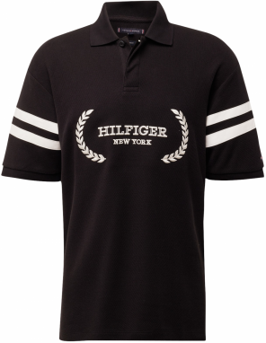 TOMMY HILFIGER Tričko  námornícka modrá / červená / čierna / biela