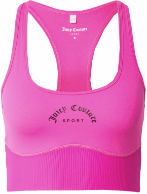 Juicy Couture Sport Športová podprsenka  fuksia / čierna