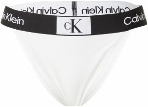 Calvin Klein Swimwear Bikinové nohavičky 'CHEEKY'  čierna / biela