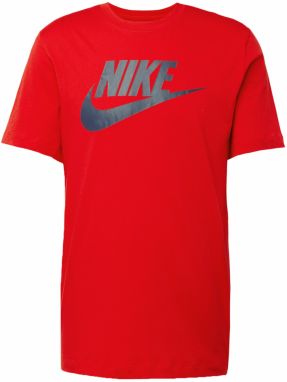 Nike Sportswear Tričko 'ICON FUTURA'  červená / čierna