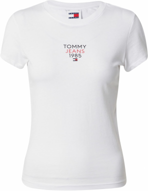 Tommy Jeans Tričko 'ESSENTIAL'  námornícka modrá / červená / biela