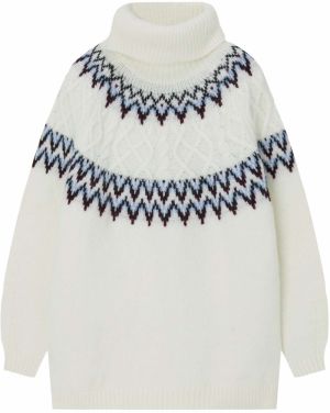 Pull&Bear Sveter  svetlomodrá / antracitová / bordová / prírodná biela