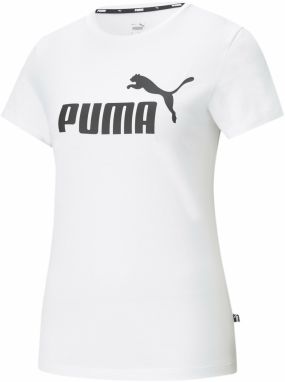 PUMA Funkčné tričko 'Essential'  čierna / biela