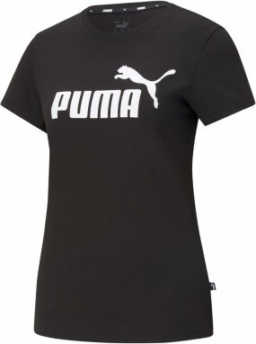 PUMA Funkčné tričko 'Essential'  čierna / biela