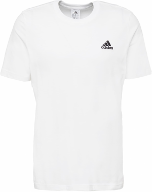 ADIDAS SPORTSWEAR Funkčné tričko 'Essentials'  čierna / biela