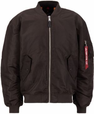 ALPHA INDUSTRIES Prechodná bunda  hnedá / červená