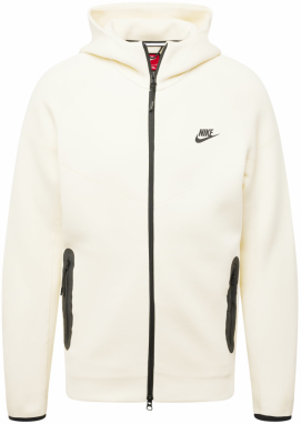 Nike Sportswear Tepláková bunda 'TCH FLC'  čierna / biela