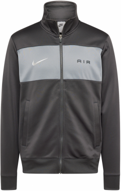 Nike Sportswear Tepláková bunda 'AIR'  sivá / antracitová / biela