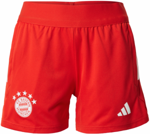 ADIDAS PERFORMANCE Športové nohavice  červená / biela