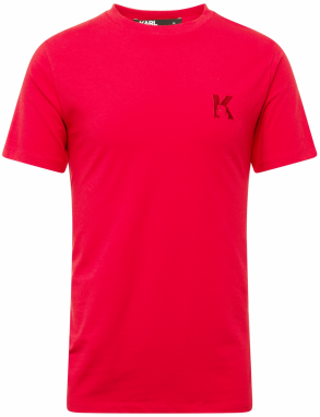 Karl Lagerfeld Tričko  svetločervená / tmavočervená