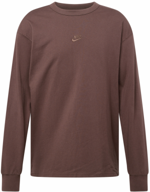 Nike Sportswear Tričko  hnedá melírovaná
