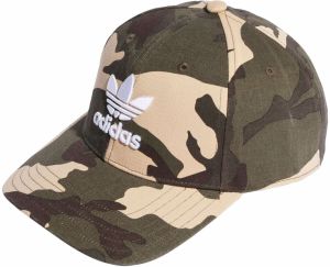 ADIDAS ORIGINALS Čiapka 'Camo'  krémová / kaki / olivová