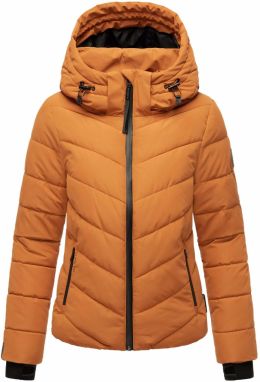 MARIKOO Zimná bunda  oranžová / čierna