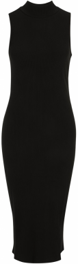 Gap Petite Pletené šaty  čierna