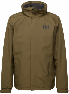 HELLY HANSEN Outdoorová bunda 'DUBLINER'  olivová / čierna