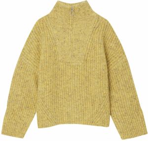 Pull&Bear Oversize sveter  horčicová