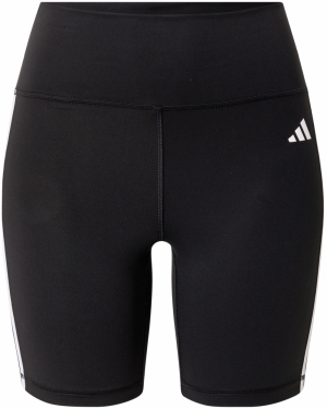 ADIDAS PERFORMANCE Športové nohavice 'Essentials'  čierna / biela