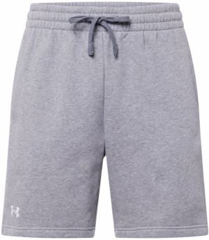 UNDER ARMOUR Športové nohavice  sivá melírovaná / biela