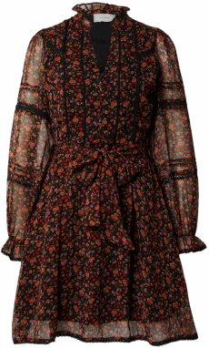 Neo Noir Košeľové šaty 'Ditte Garden'  fialová / oranžová / červená / čierna