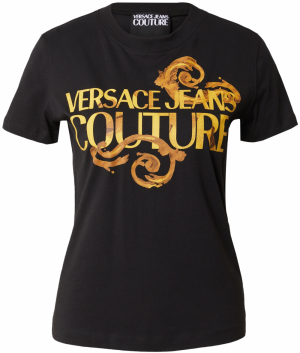 Versace Jeans Couture Tričko  žltá / zlatá žltá / čierna