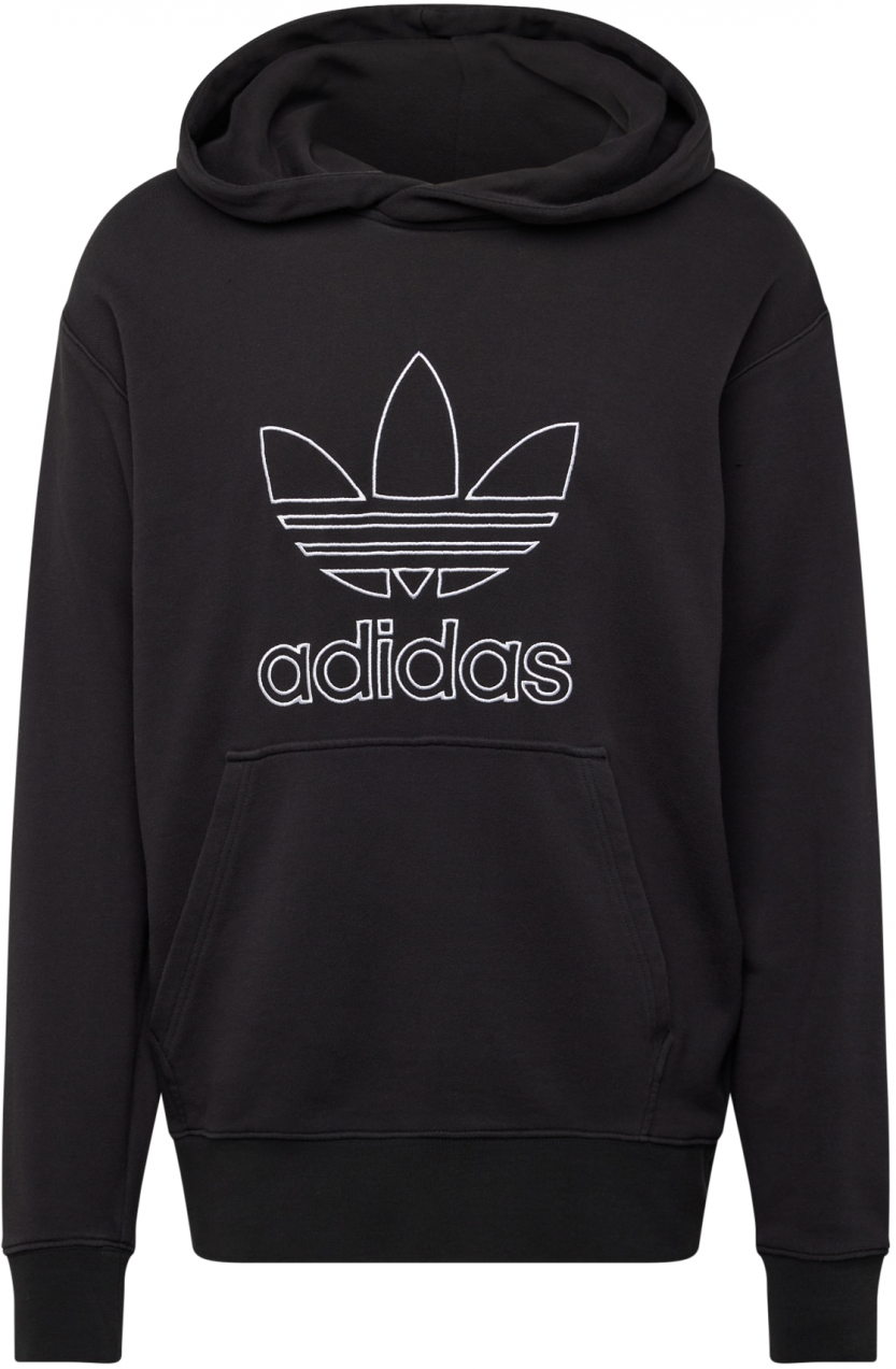 ADIDAS ORIGINALS Mikina  čierna / biela